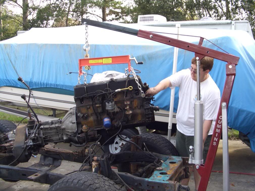 What to attach engine hoist to on 258? Jeep Enthusiast Forums